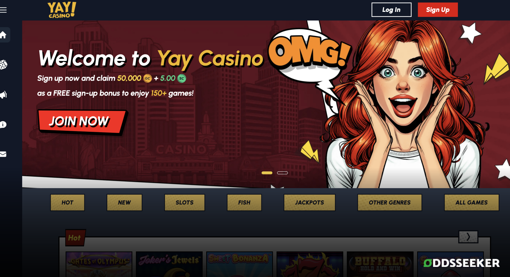 Yay Casino Sweepstakes Casino Review 2026 (Is it legit?)