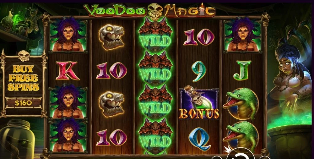 Screenshot of Voodoo Magic Wilds