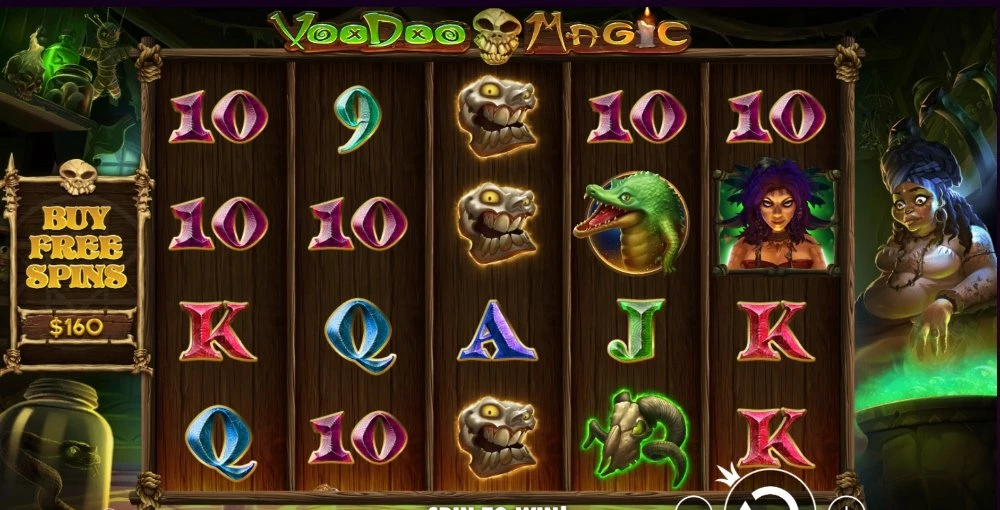Screenshot of Voodoo Magic Slot Game