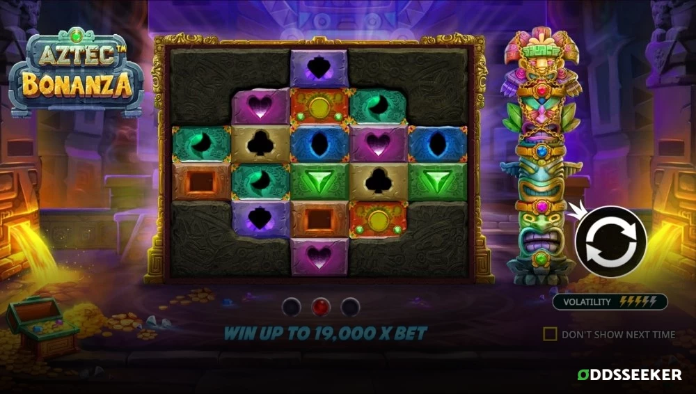 Screenshot of Aztec Bonanza Slot Game