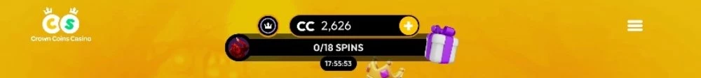 Screenshot of Crown Coins Casino Standard Play Mode