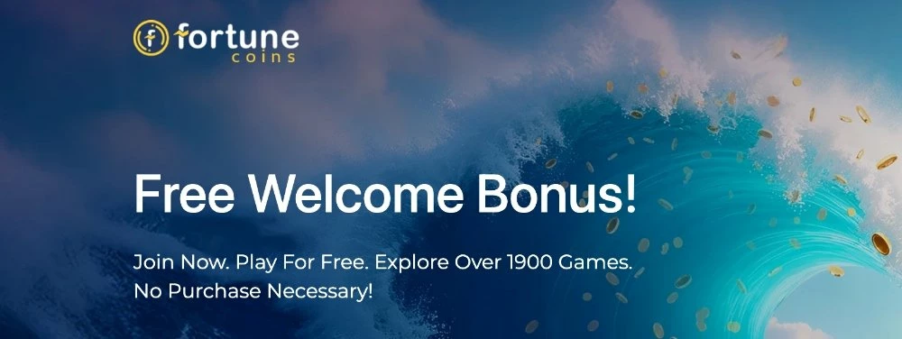 Screenshot of Fortune Coins Casino Welcome Bonus