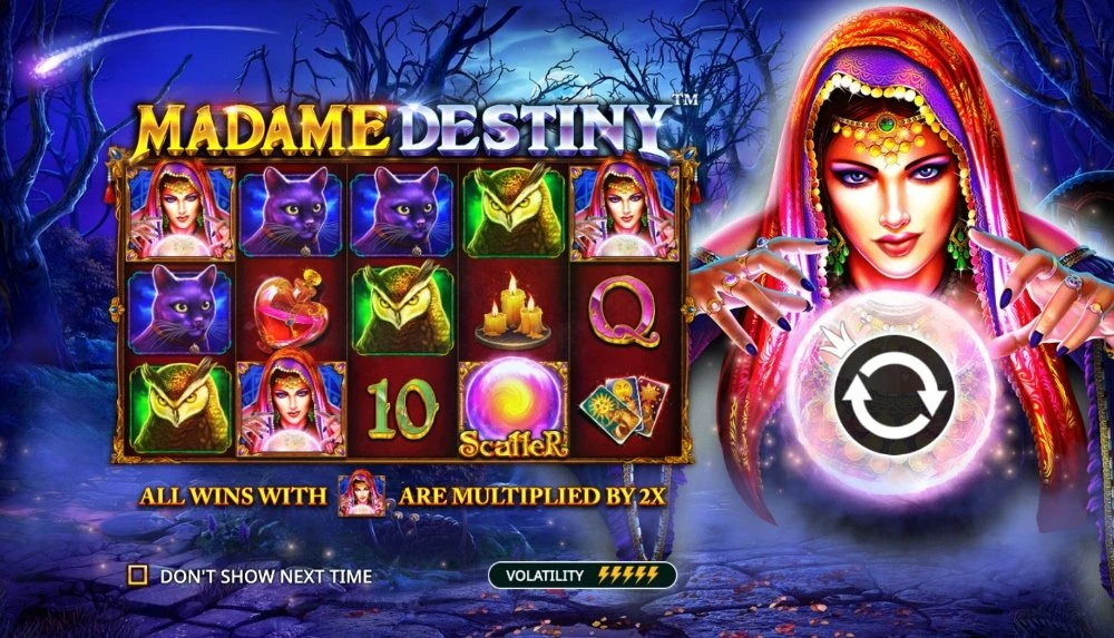 Screenshot of Madame Destiny Slot Game