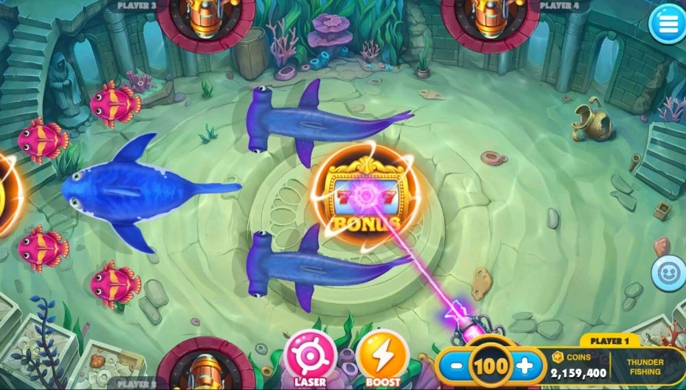 Screenshot of Thunder Fishing Bonus