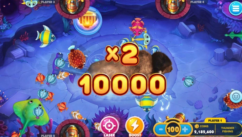 Screenshot of Thunder Fishing Buffalo Multipliers