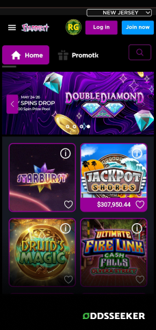 A screenshot of the mobile login page for Stardust Casino